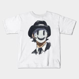 High rise invasion Sniper mask in a watercolor art design Kids T-Shirt
